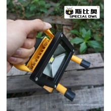 Luz de inundación brillante estupenda del LED de la COB 5W, luz del trabajo, recargable, al aire libre portable, lámpara de la inundación / del proyecto, IP67